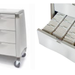 Medium Punch Card Medication Cart